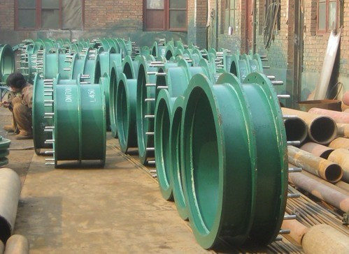 浙江省寧波市江北區大口徑人防套管發貨現場